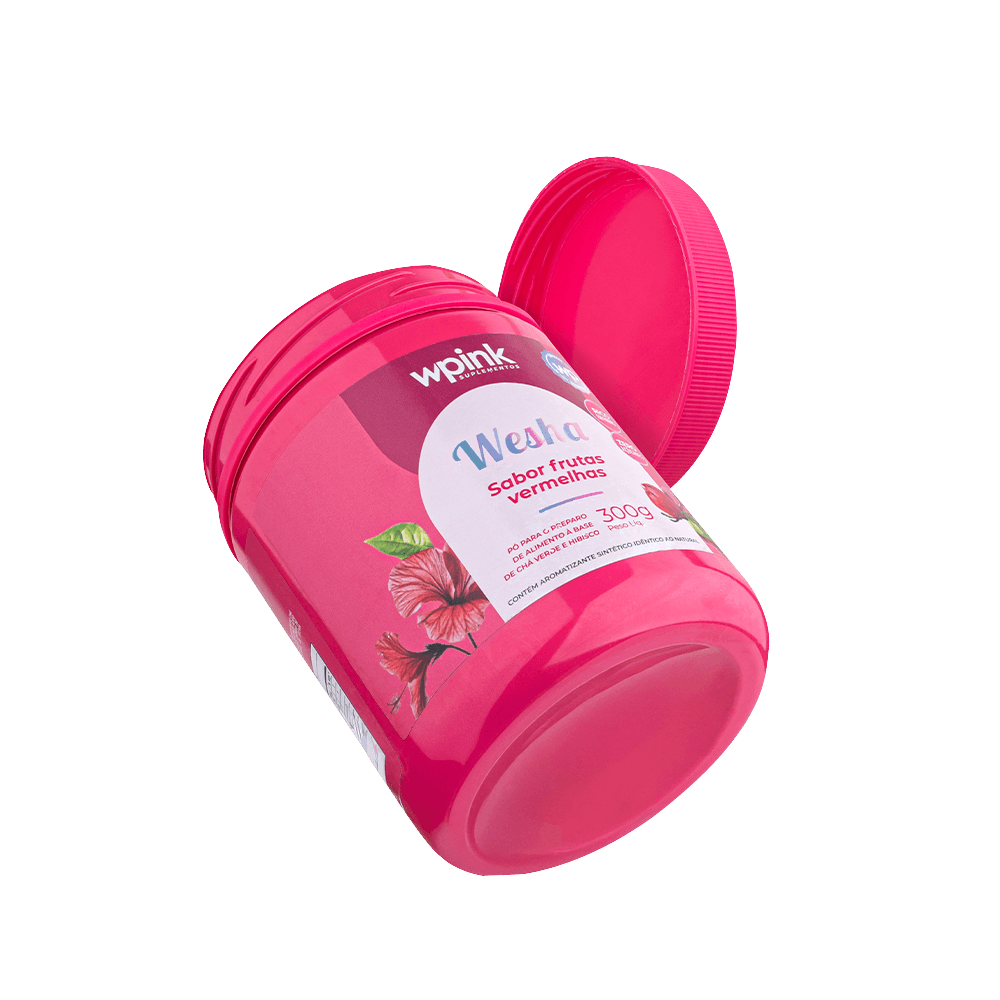 wesha chá verde e hibisco - 300g - wp