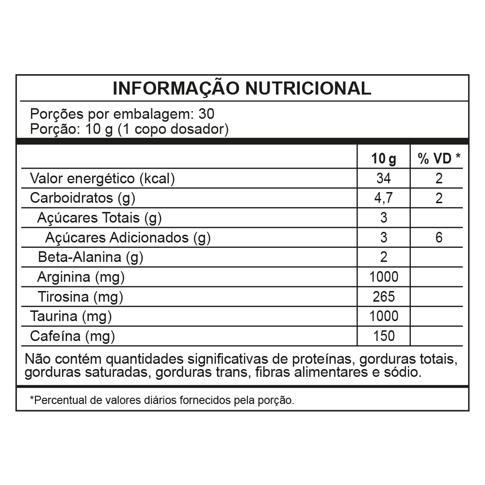 super power pink de laranja - pré-treino – 300g - wp